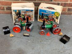 Two Boxed Mamod Steam Rollers