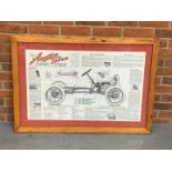 Framed Austin Seven Garage Chart&nbsp;