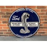 Enamel Circular Ford Shelby GT500 Sign