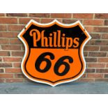 Enamel Phillips 66 Sign
