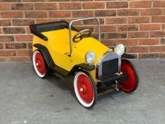 Childs Tin Plate Pedal Car