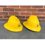 Two Fireman Helmets