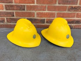 Two Fireman Helmets