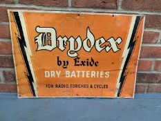 Alum Drydex By Exide Dry Batteries Sign