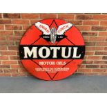 Ex-Goodwood Motul Motor Oils Display Painted on Board