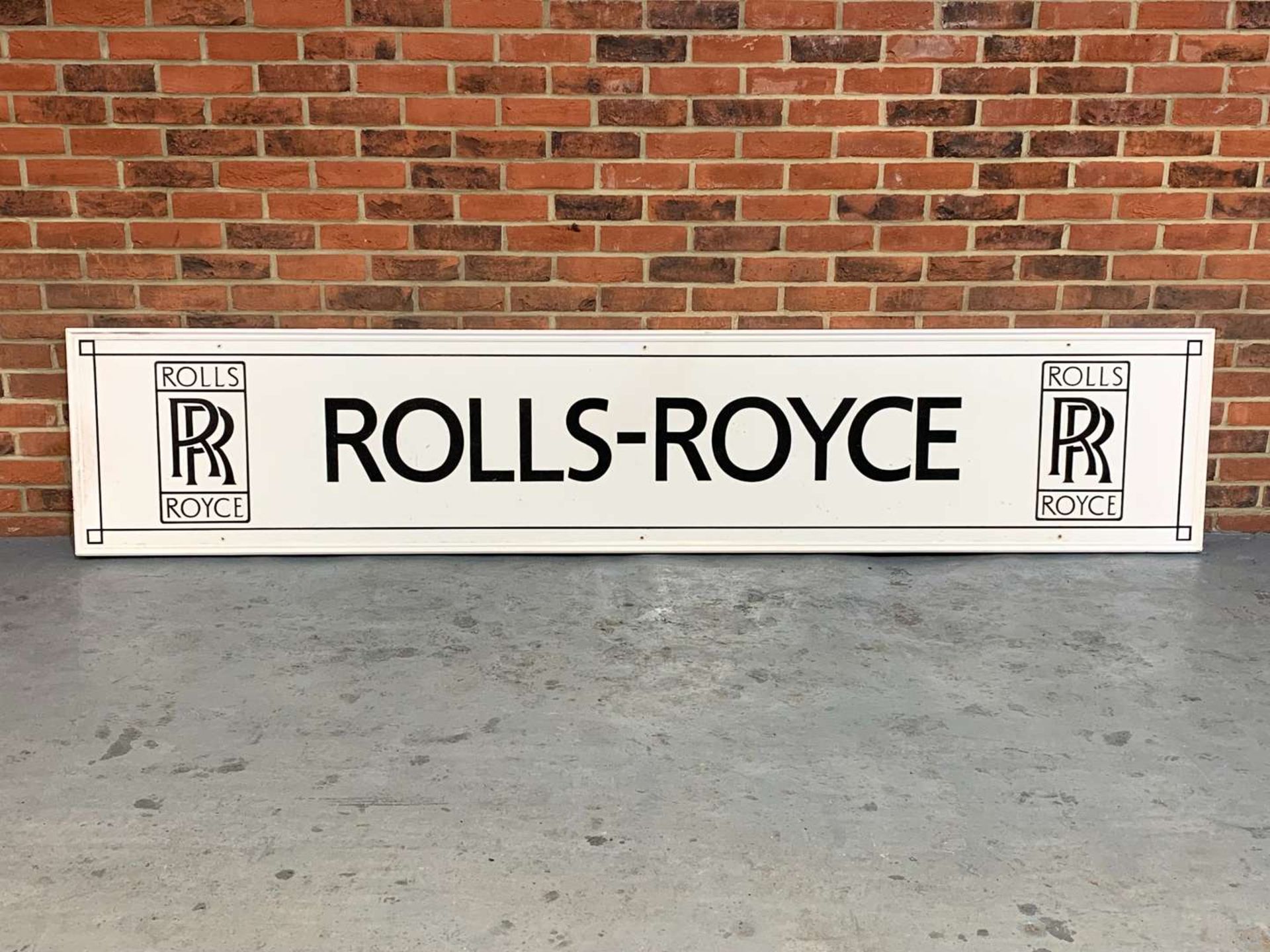 Ex-Goodwood Rolls Royce Display Painted on Board
