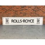 Ex-Goodwood Rolls Royce Display Painted on Board