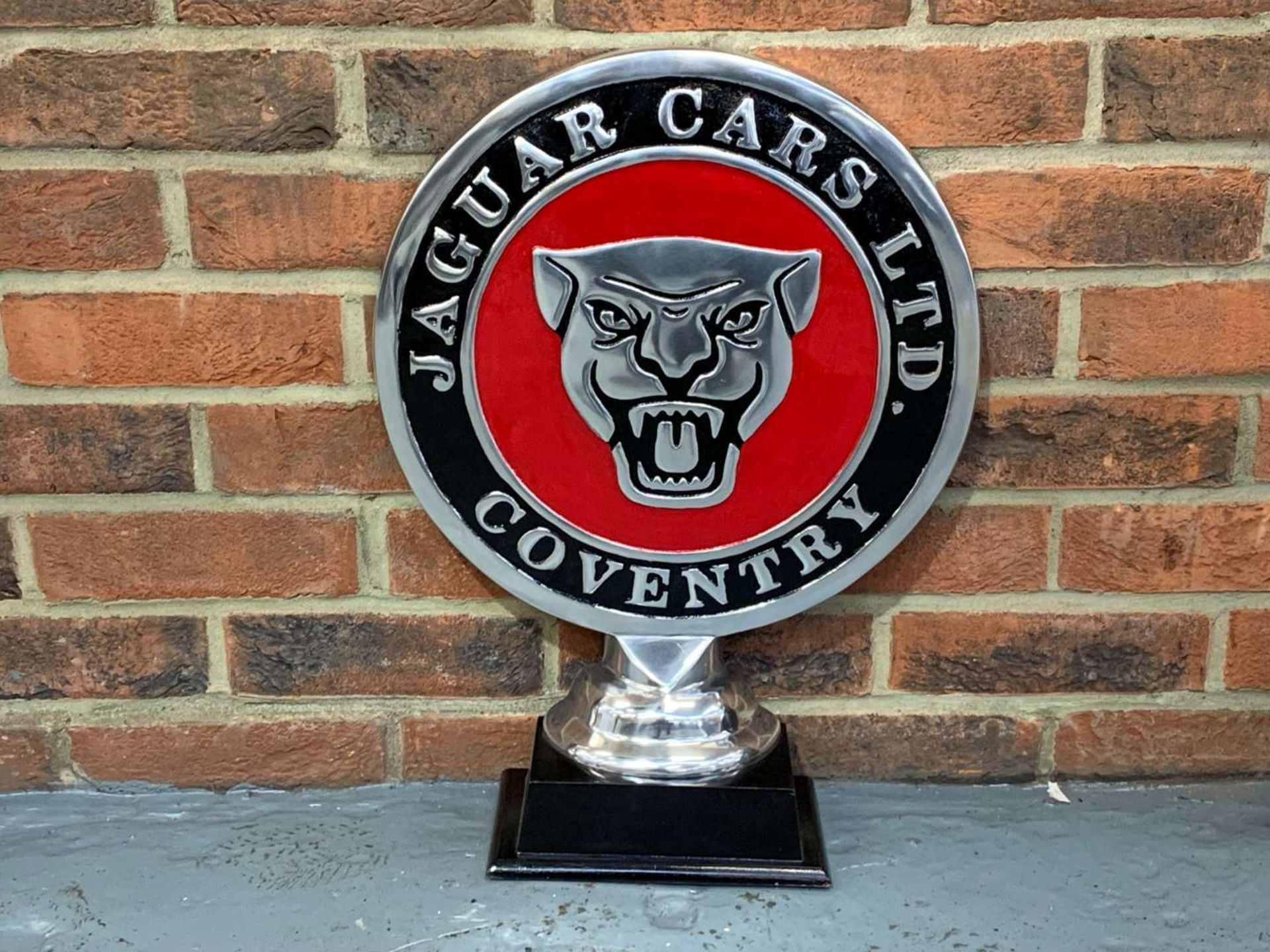 Modern Cast Aluminium Jaguar Car Ltd Display