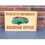 Aluminium Associated Motorways Booking Office Flange Sign