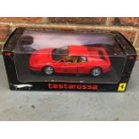 Boxed Elite Ferrari Testarossa Car 1:18 Scale