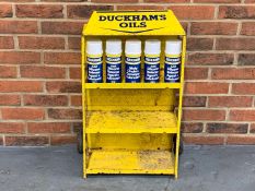 Metal Duckhams Oils Display Stand