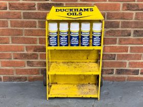 Metal Duckhams Oils Display Stand