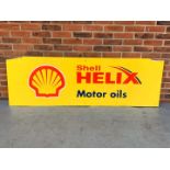 Plastic Shell Helix Motor Oils Sign