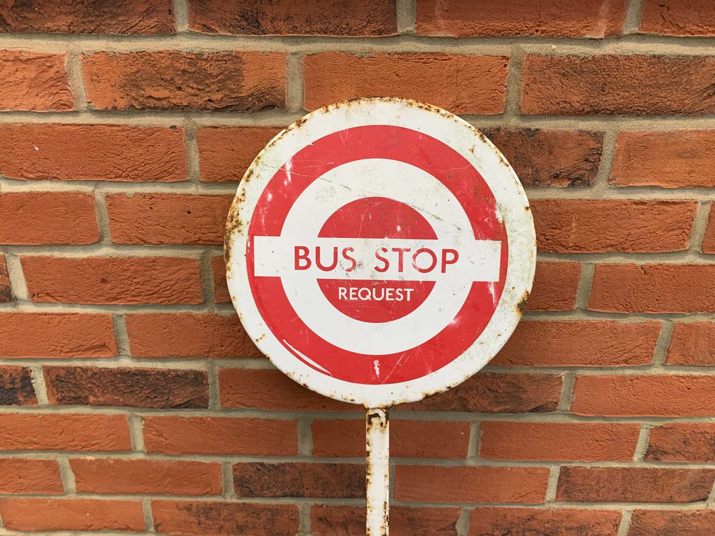Metal Bus Stop Sign - Image 2 of 3