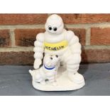 Cast Iron Novelty Michelin Man and His Dog