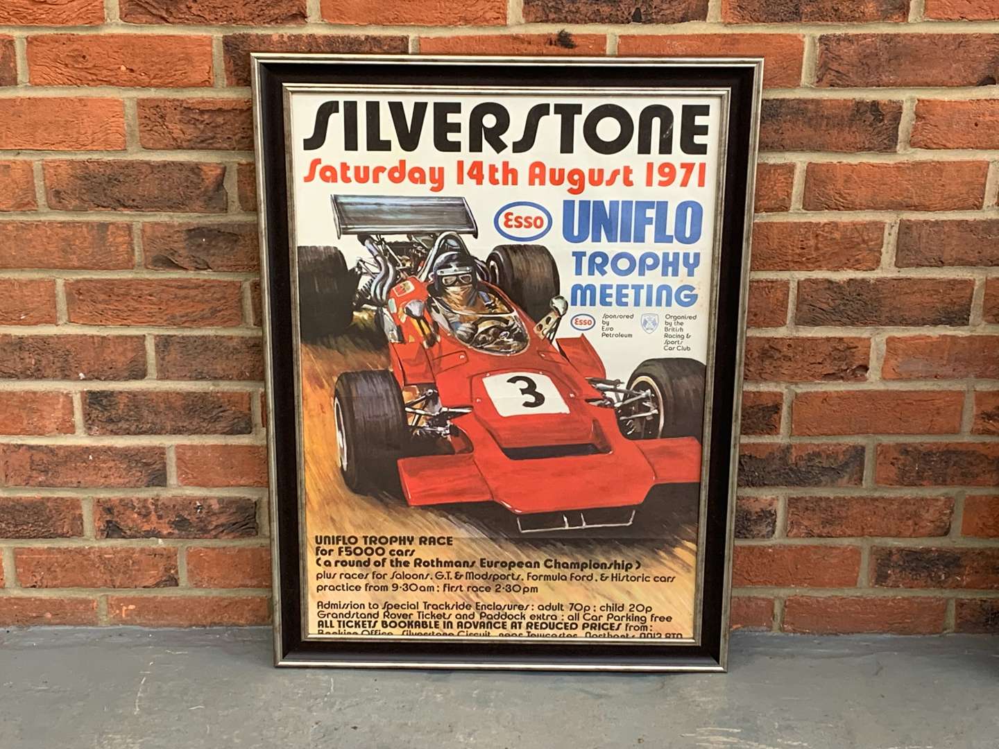Silverstone Poster From 14th August 71
