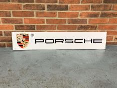 Metal Porsche Sign