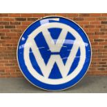 Large Plastic VW Dealership Sign