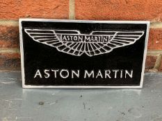 Cast Aluminium Aston Martin Sign