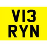 &nbsp; V13 RYN Registration number