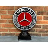 Modern Cast Aluminium Mercedes Benz Display