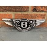 Small Cast Aluminium Bentley Emblem Sign
