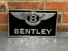 Cast Aluminium Bentley Sign&nbsp;