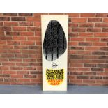 Original Dunlop Tyre Sign on Board