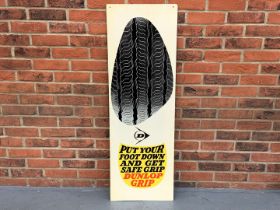 Original Dunlop Tyre Sign on Board