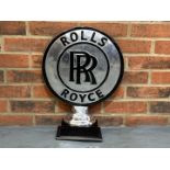 Modern Cast Aluminium Rolls Royce Display