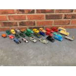 Quantity of Play Worn Dinky Die Cast Cars