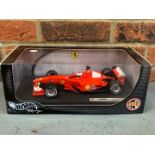 Boxed Hotwheels F2001 Michael Schumacher F1 Car 1:18 Scale