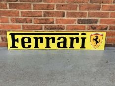 Metal Ferrari Sign