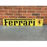 Metal Ferrari Sign