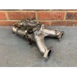 MG “B” Series Derrington Inlet Manifold and Weber 45 Dcoe Carbs