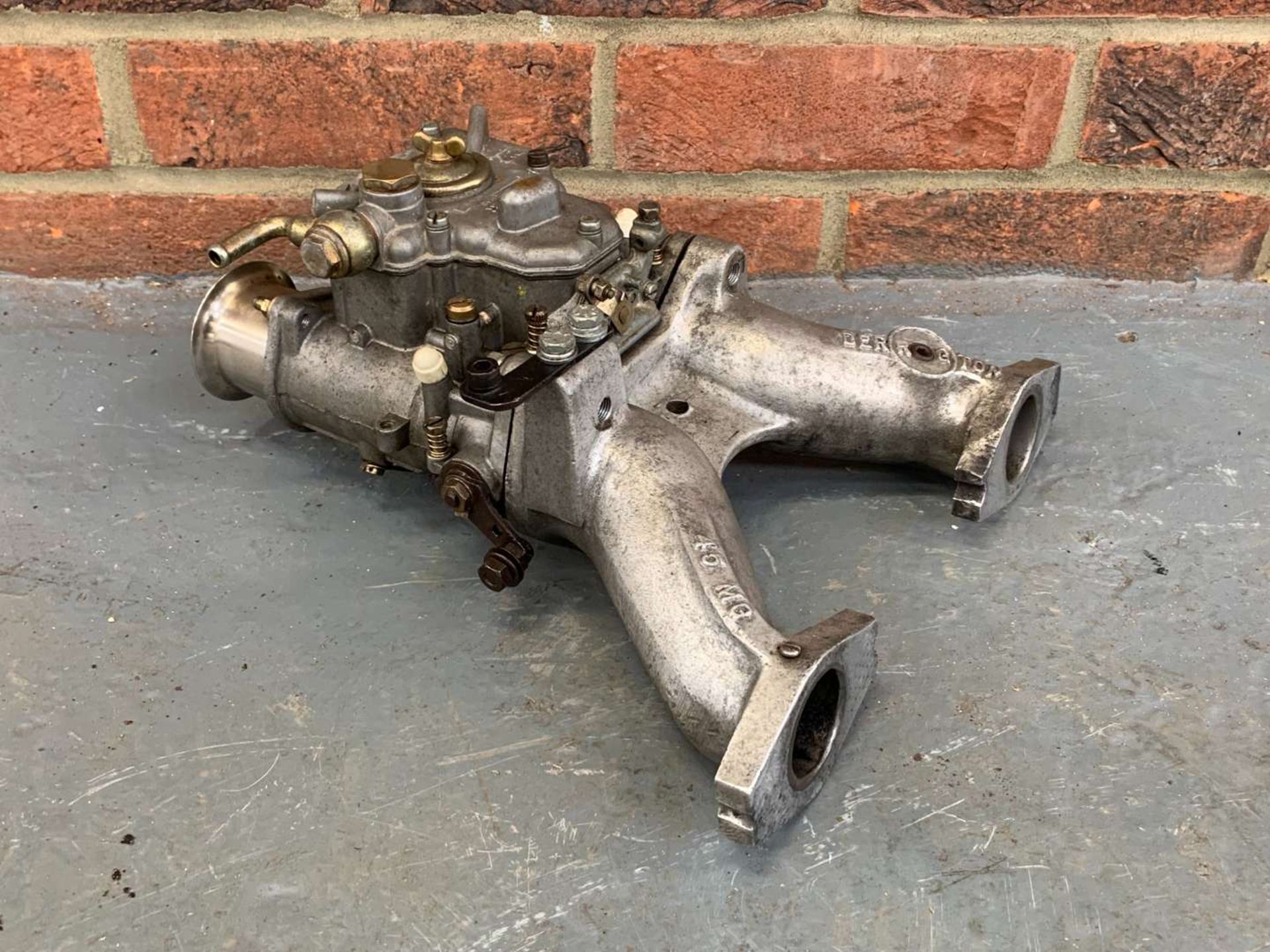 MG “B” Series Derrington Inlet Manifold and Weber 45 Dcoe Carbs