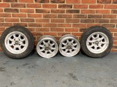 Set of Four Mini Alloy Wheels