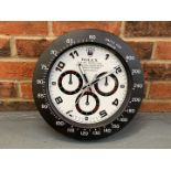 Modern Metal Rolex Cosmograph Wall Clock