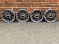 Set of Four MGB Steel Wire Wheels
