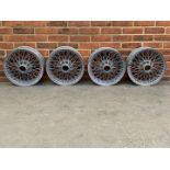 Set of Four MGB Steel Wire Wheels