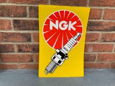 Plastic NGK Spark Plug Sign