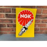 Plastic NGK Spark Plug Sign