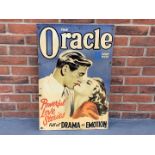 An Original Aluminium “The Oracle” Powerful Love Stories Sign