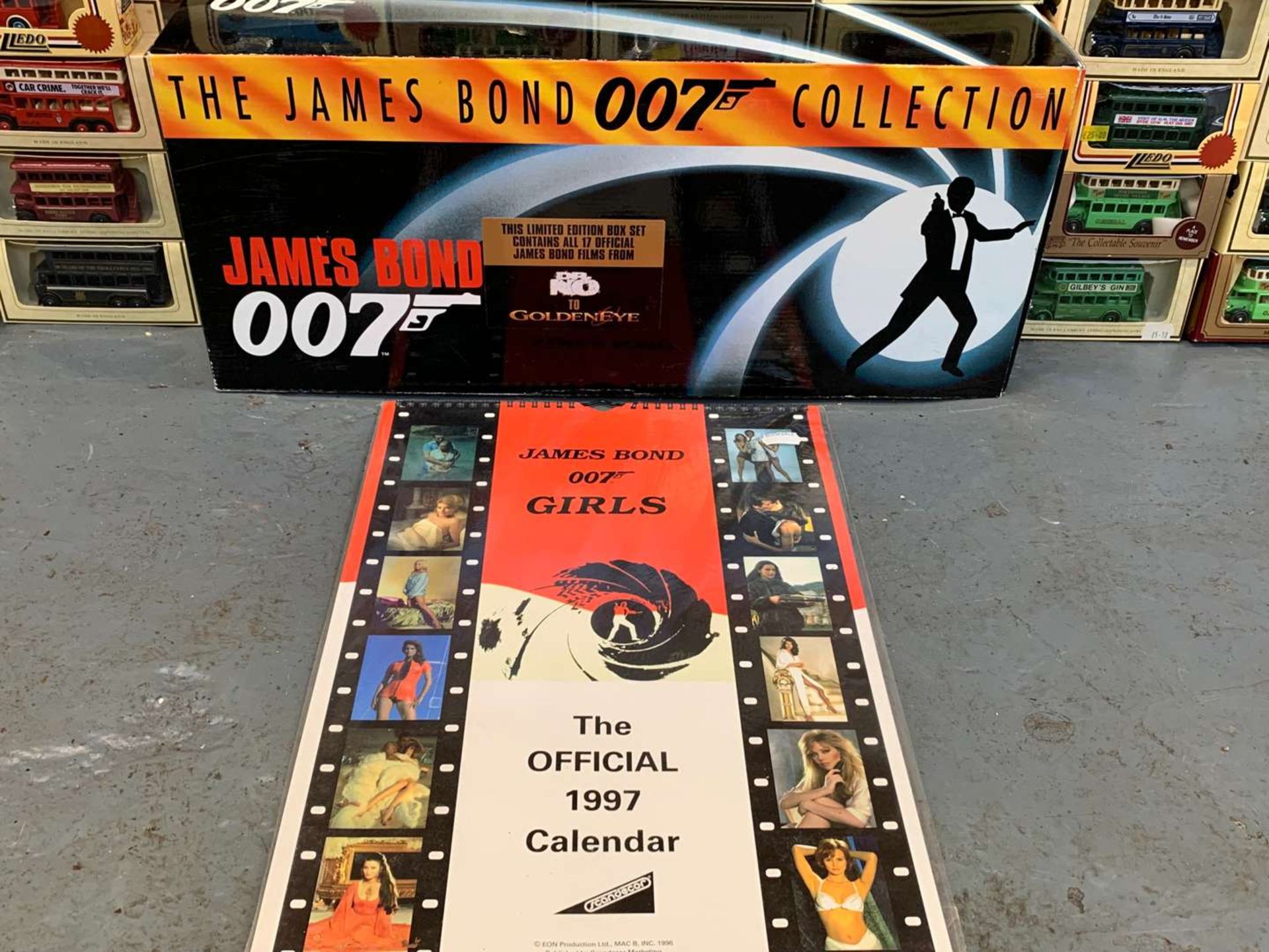 Quantity Die Cast Days Gone Buses and James Bond Boxed Set, Calendars Etc - Image 2 of 6