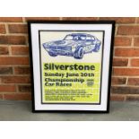 Original Silverstone Poster From 20th June