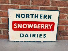Aluminium Northern Snowberry Dairies Sign