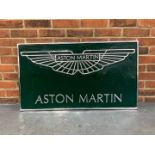 Large Cast Aluminium Aston Martin Sign