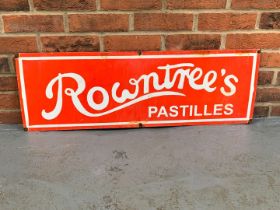 Enamel Rowntrees Pastilles Sign