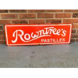 Enamel Rowntrees Pastilles Sign