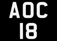 &nbsp; AOC 18 Registration number
